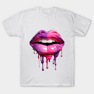 Lips Drippy Kiss T-Shirt